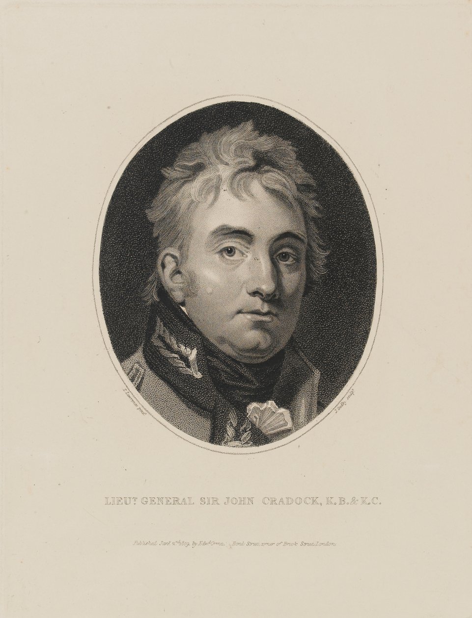 Generalleutnant Sir John Cradock, 1809 von Thomas Lawrence
