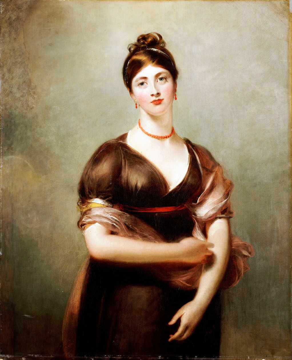 Porträt von Elizabeth Jennings, in der Pose der Venus de