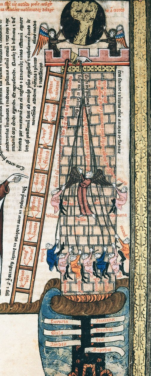 Das Feuer der Hölle mit den sieben Todsünden von Thomas Le Myésier