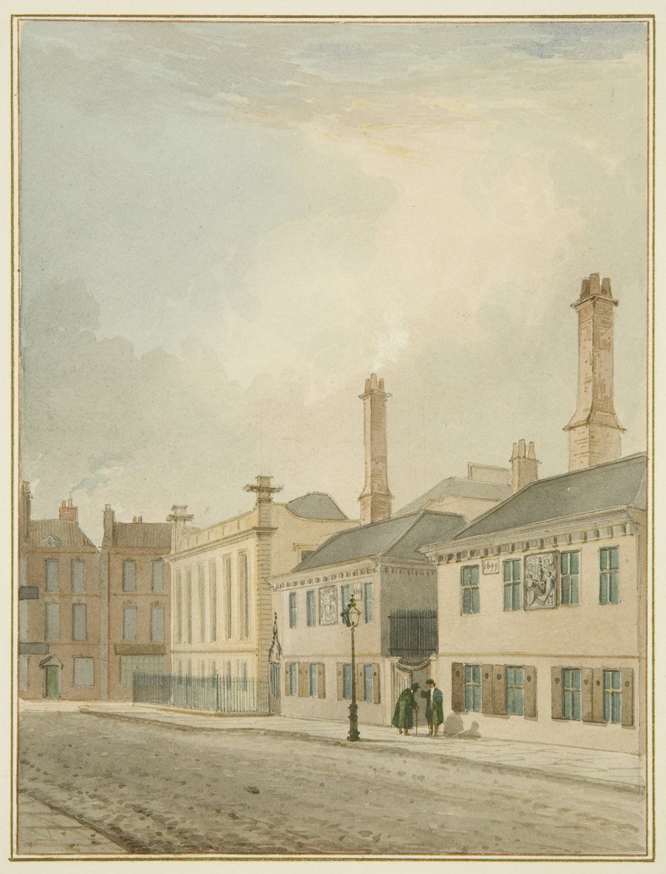 Seemannsalmosenhäuser, King Street von Thomas Leeson the Elder Rowbotham