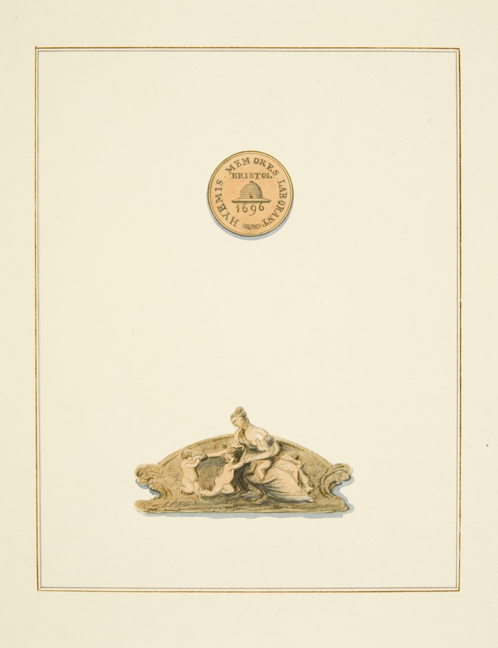 Ornamente auf Stühlen im Ratssaal der Münze und der Fries im Vestibül der Münze, jetzt St. Peter