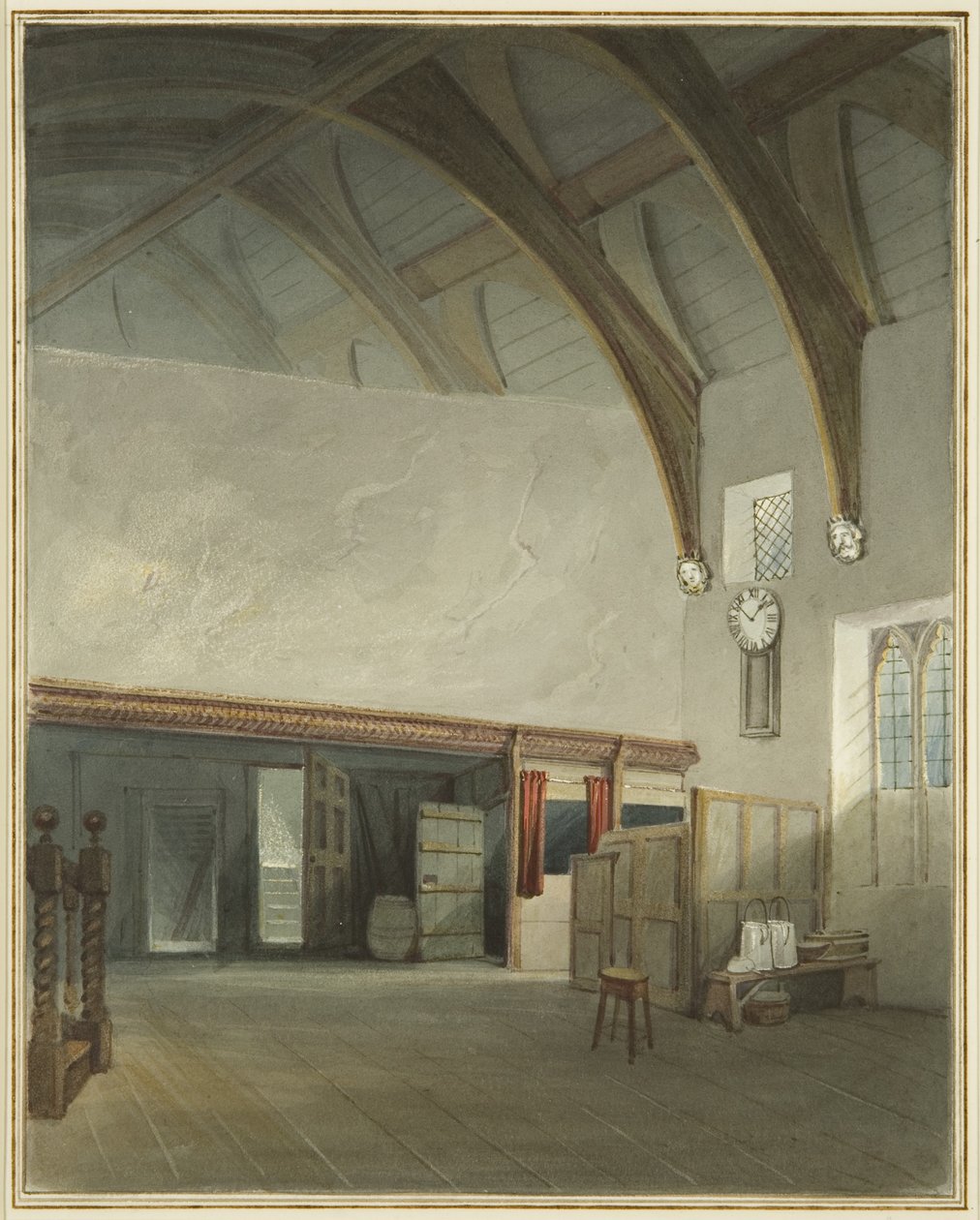 Zimmer in einem Haus in Cider House Passage, abseits der Broad Street von Thomas Leeson the Elder Rowbotham
