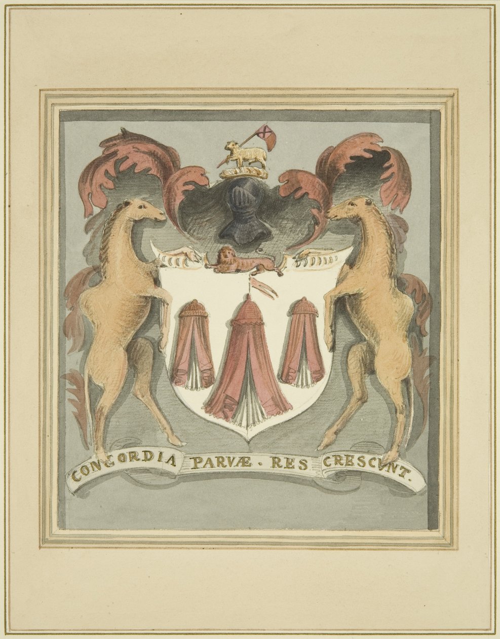 Schneiderwappen auf den Merchant Taylors