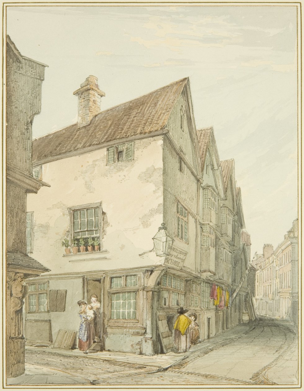 Die Ecke von Castle Green von Thomas Leeson the Elder Rowbotham