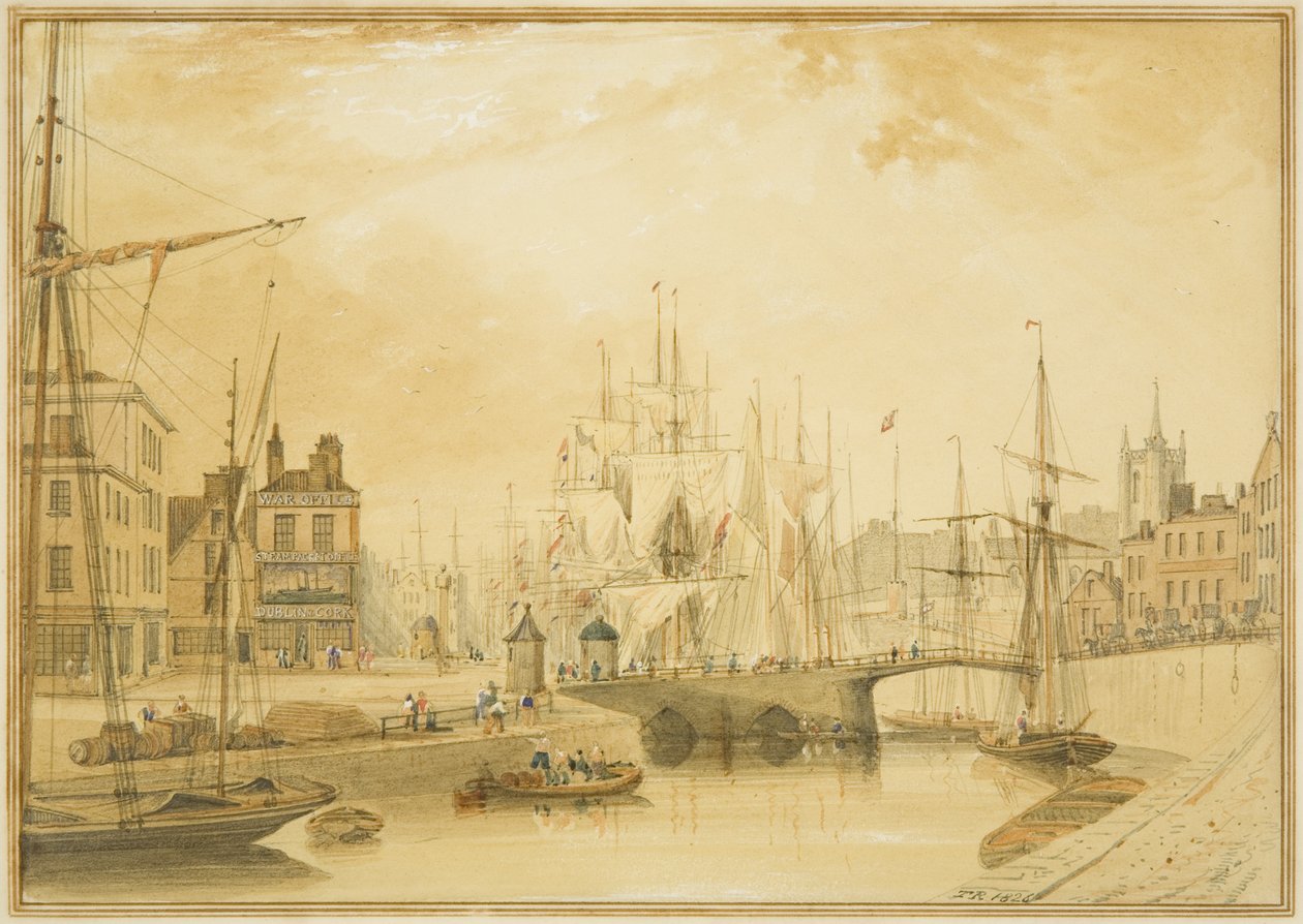 Blick auf die Zugbrücke (St Augustine