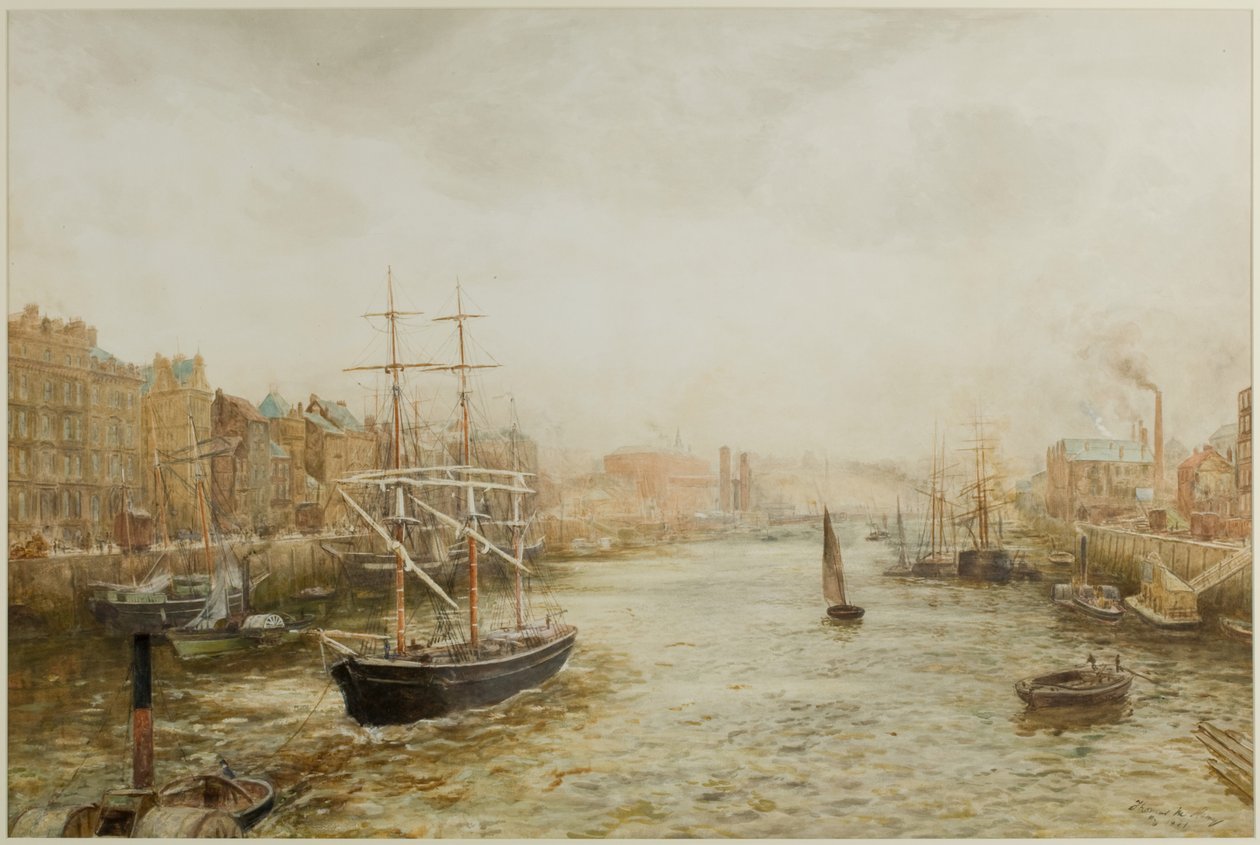 Die Uferpromenade, Newcastle von Thomas Marie Madawaska Hemy