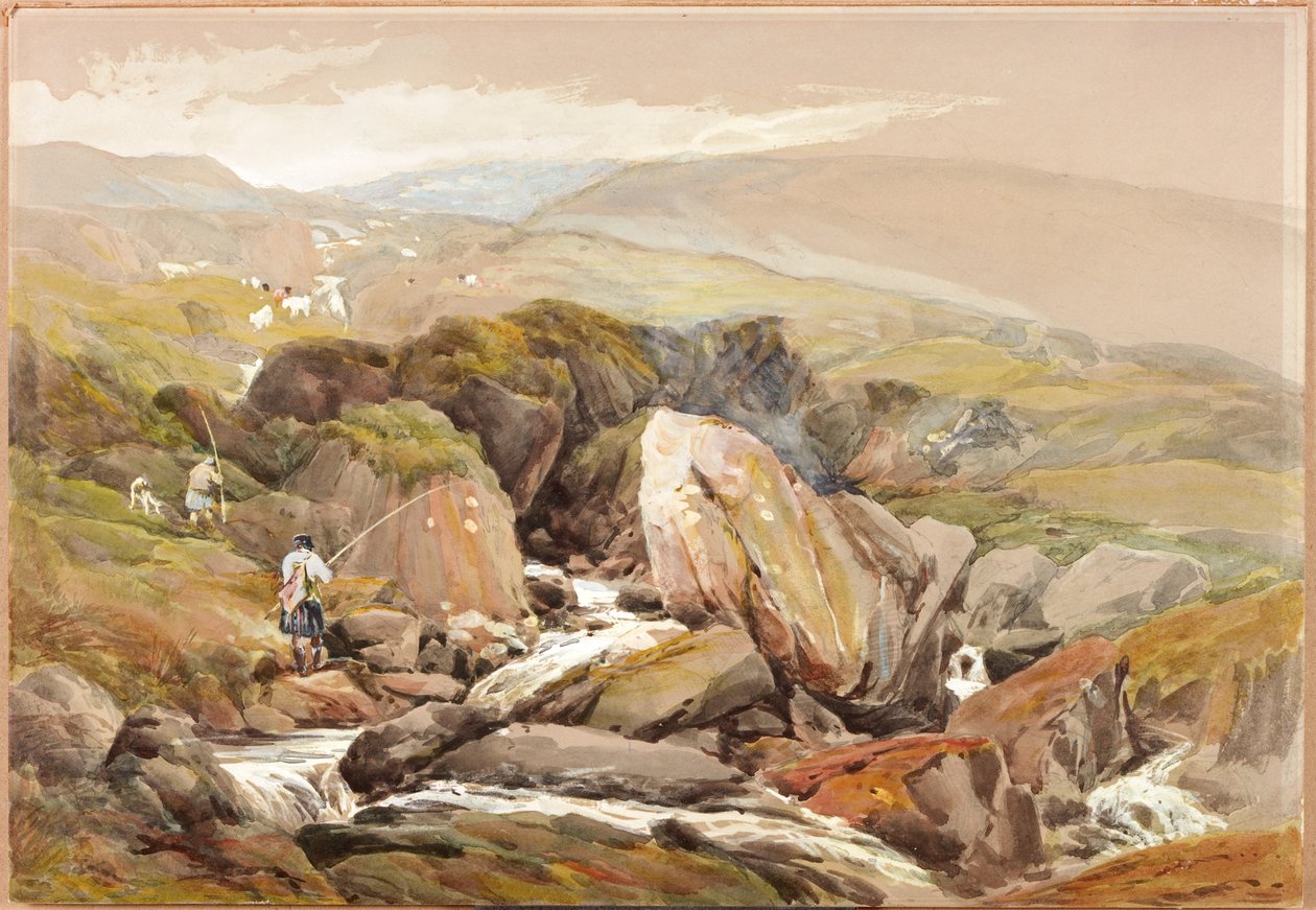 Eine Ansicht in den Highlands von Thomas Miles II Richardson