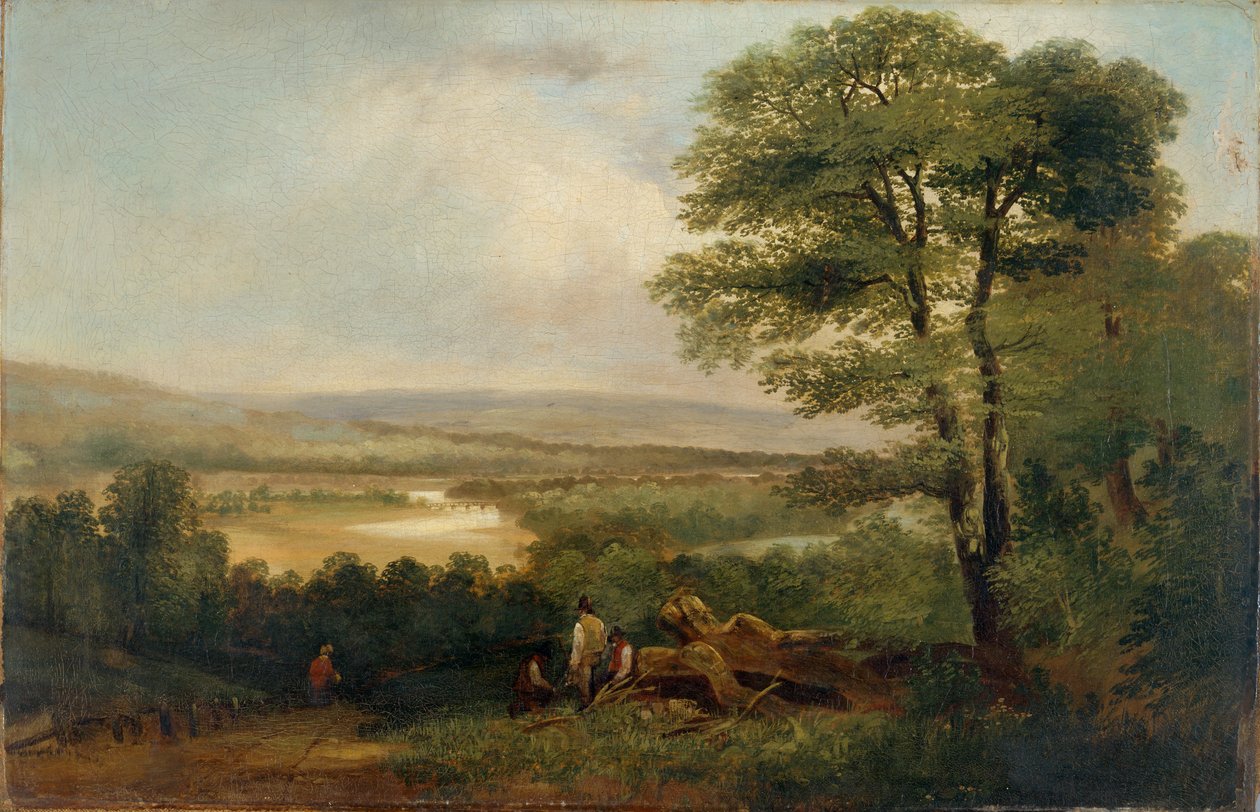 Landschaft: Blick auf Northumberland von Thomas Miles Richardson