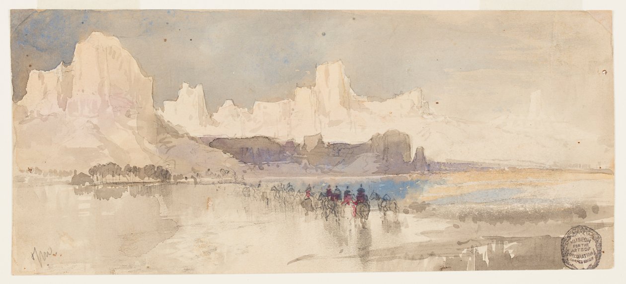 Schlucht des Rio Virgin, Süd-Utah von Thomas Moran