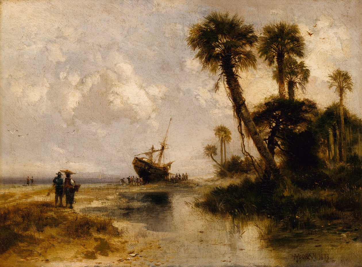 Fort George Island, Florida von Thomas Moran