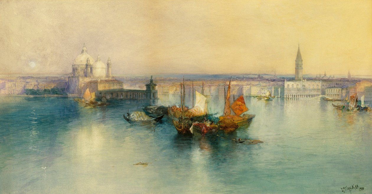 Venedig vom Turm von San Giorgio von Thomas Moran