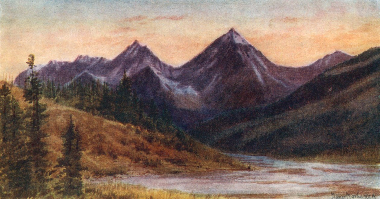 Van Horne Range, Abend von Thomas Mower Martin