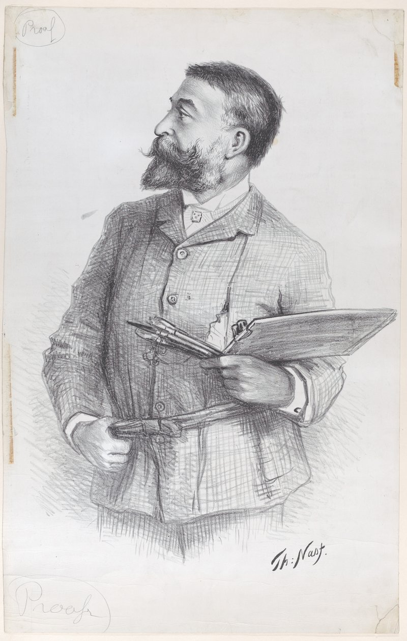 Porträt des Künstlers von Thomas Nast