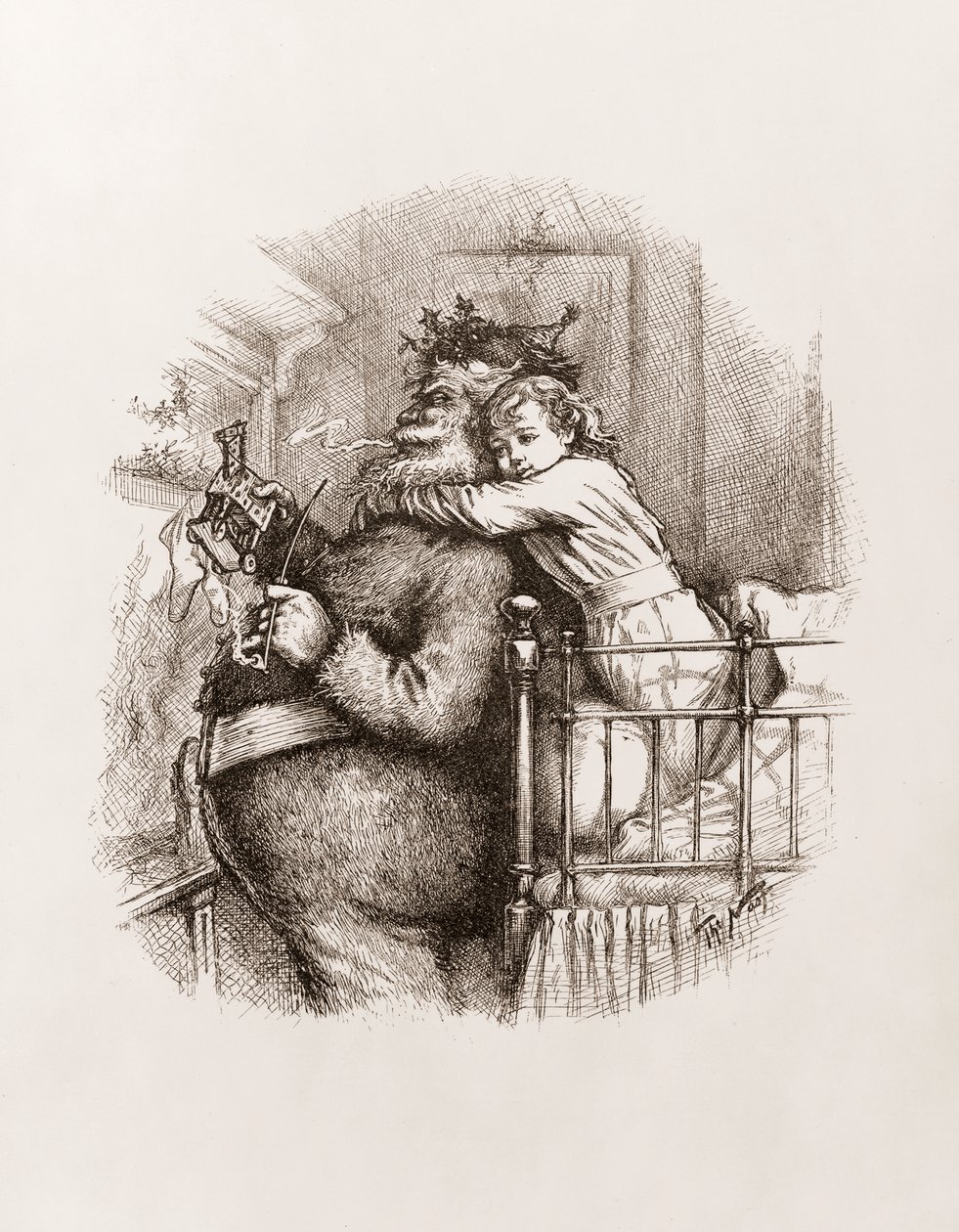 Weihnachtsmann von Thomas Nast von Thomas Nast