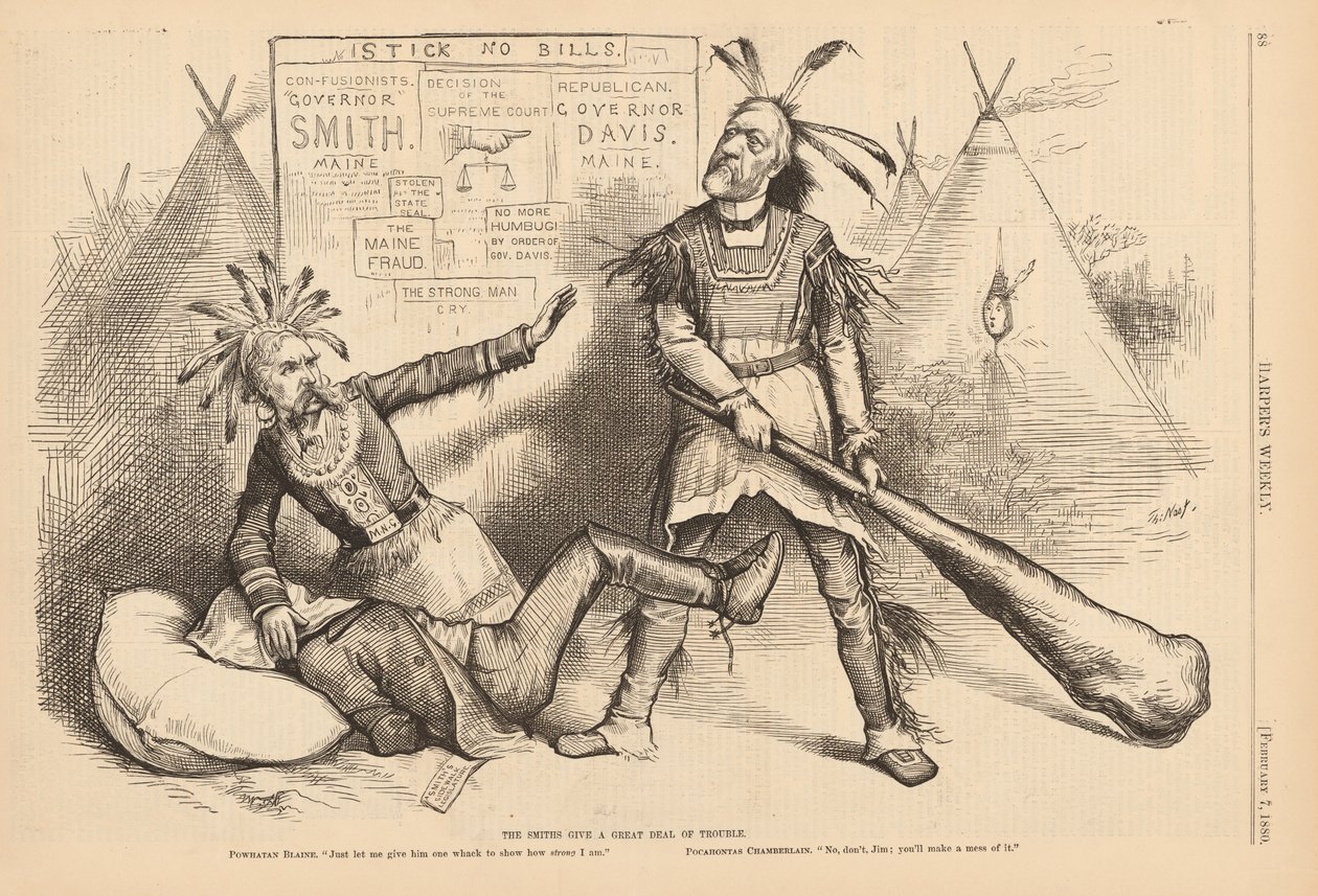 Die Schmiede bereiten viel Ärger von Thomas Nast