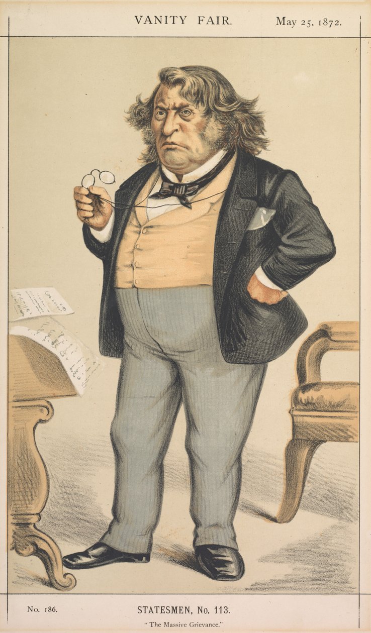 Vanity Fair: Staatsmann, Nr. 113 "Das massive Ärgernis" von Thomas Nast