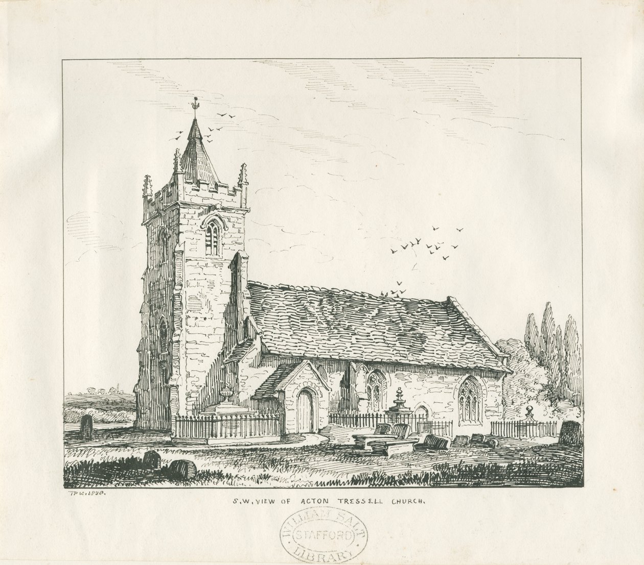 Acton Trussell Kirche von Thomas Peploe Wood