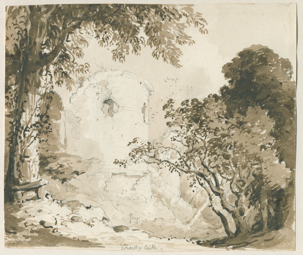 Chartley Schloss von Thomas Peploe Wood