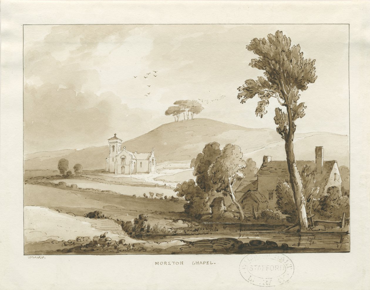 Moreton Kapelle, 1838 von Thomas Peploe Wood
