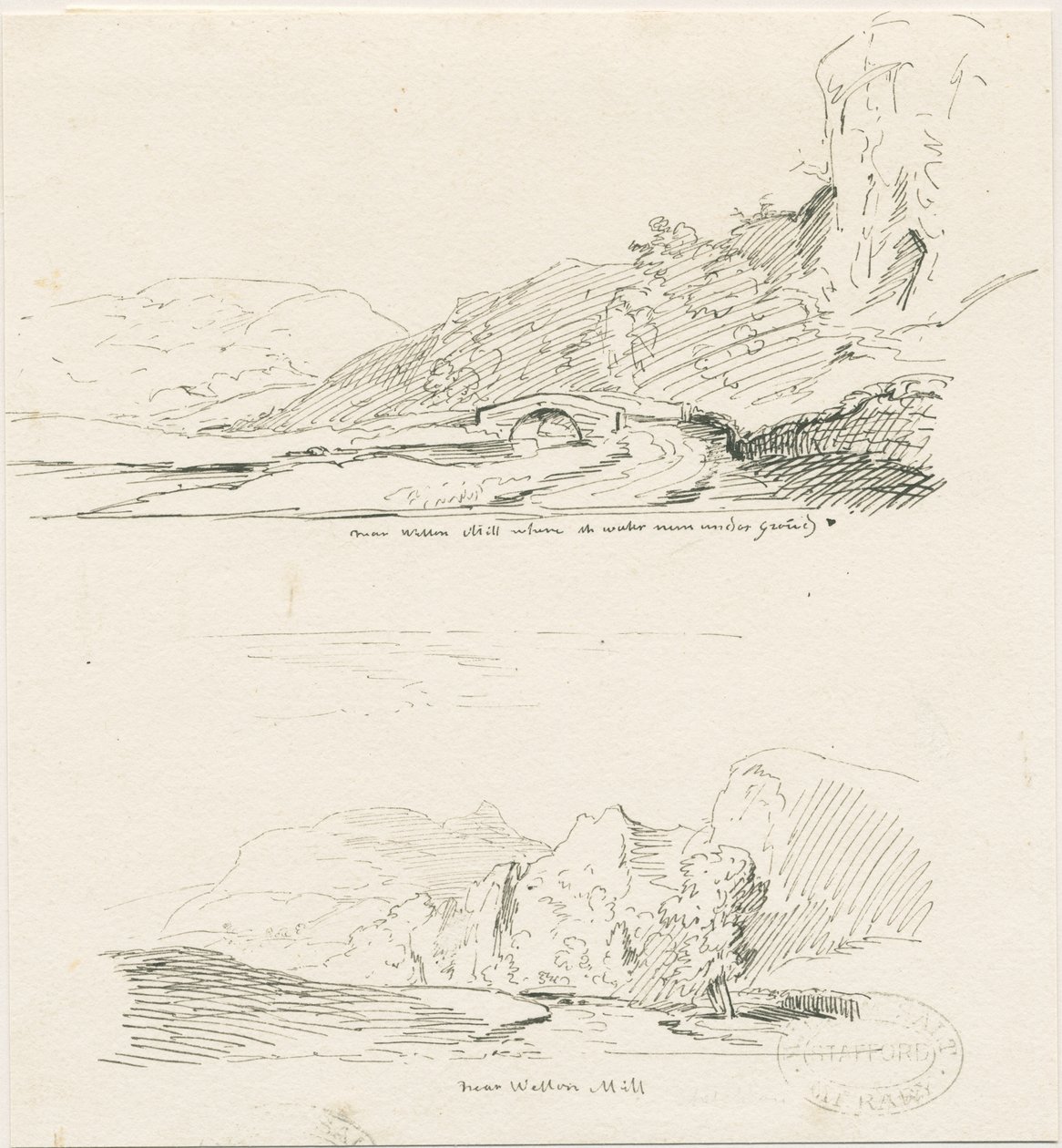 Wetton Mühle von Thomas Peploe Wood