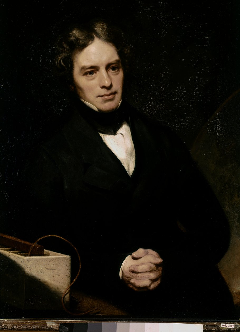 Porträt von FARADAY Michael von Thomas Phillips
