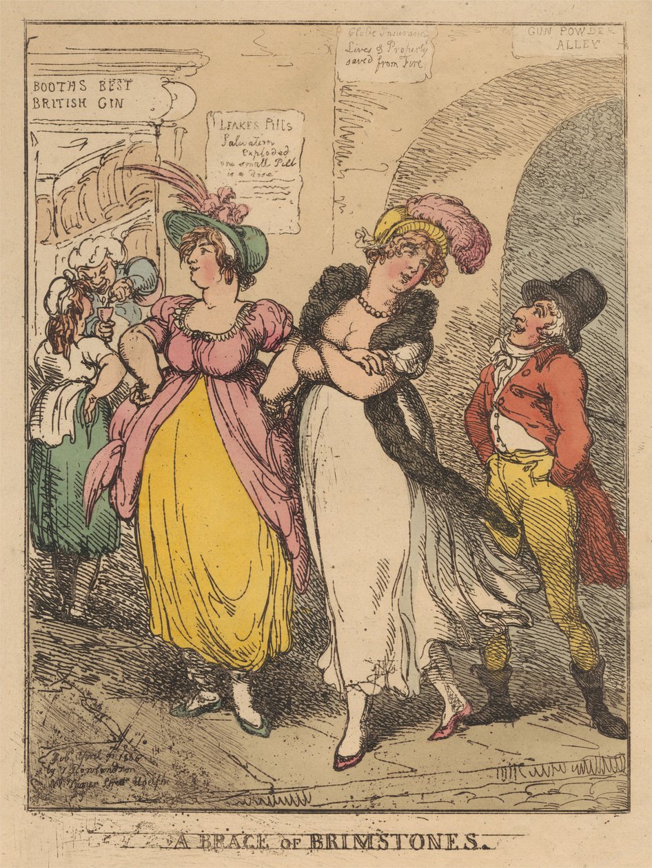 Ein Paar Schwefel von Thomas Rowlandson