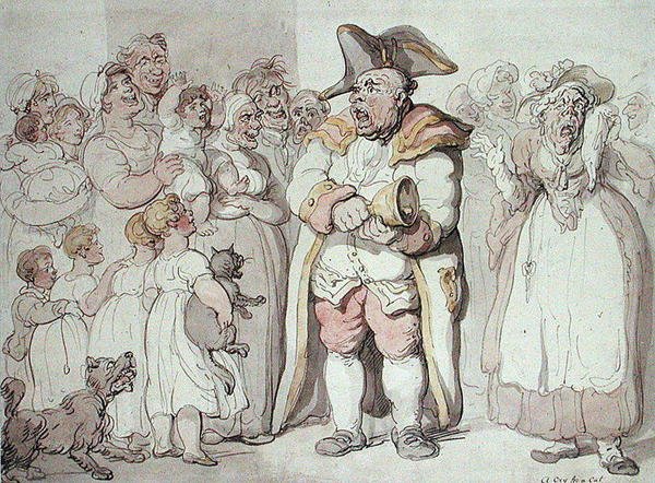 Ein Schrei nach einer Katze von Thomas Rowlandson
