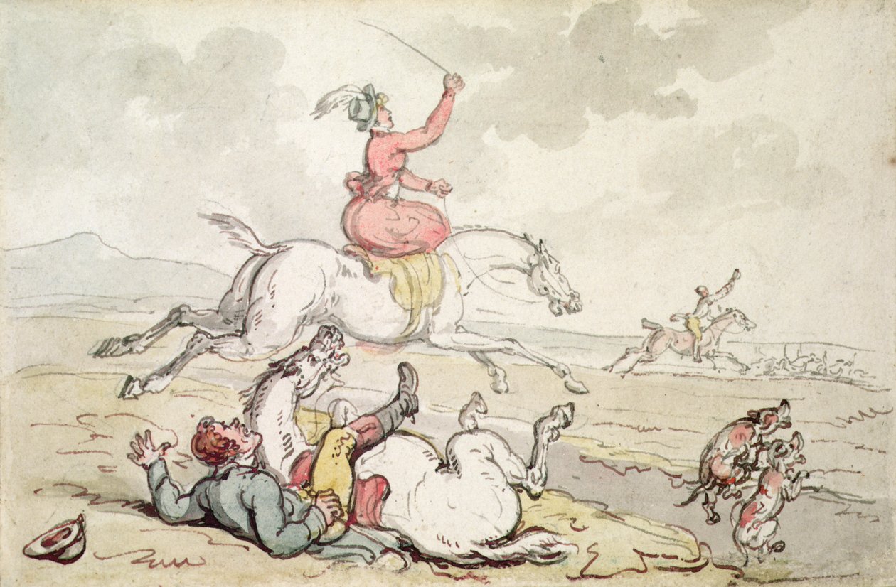 Ein Jagdvorfall von Thomas Rowlandson