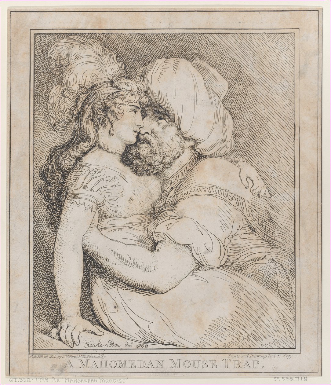Eine mohammedanische Mausefalle, 20. Februar 1800 von Thomas Rowlandson