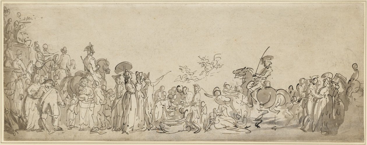 Eine Parade im Hyde Park von Thomas Rowlandson