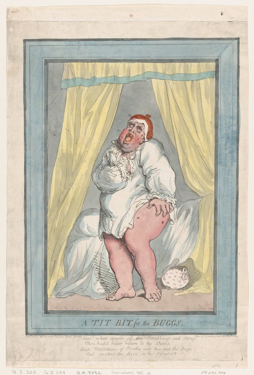 Ein Leckerbissen für die Käfer von Thomas Rowlandson