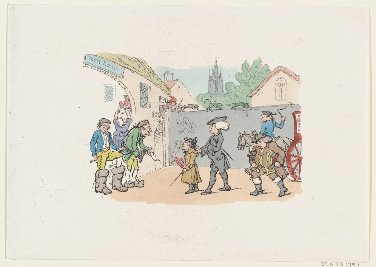 Eine Reise in fremde Länder, 1807 von Thomas Rowlandson