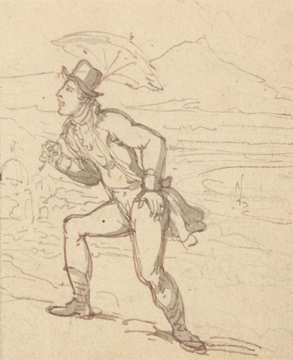 Albumzeichnung von Thomas Rowlandson