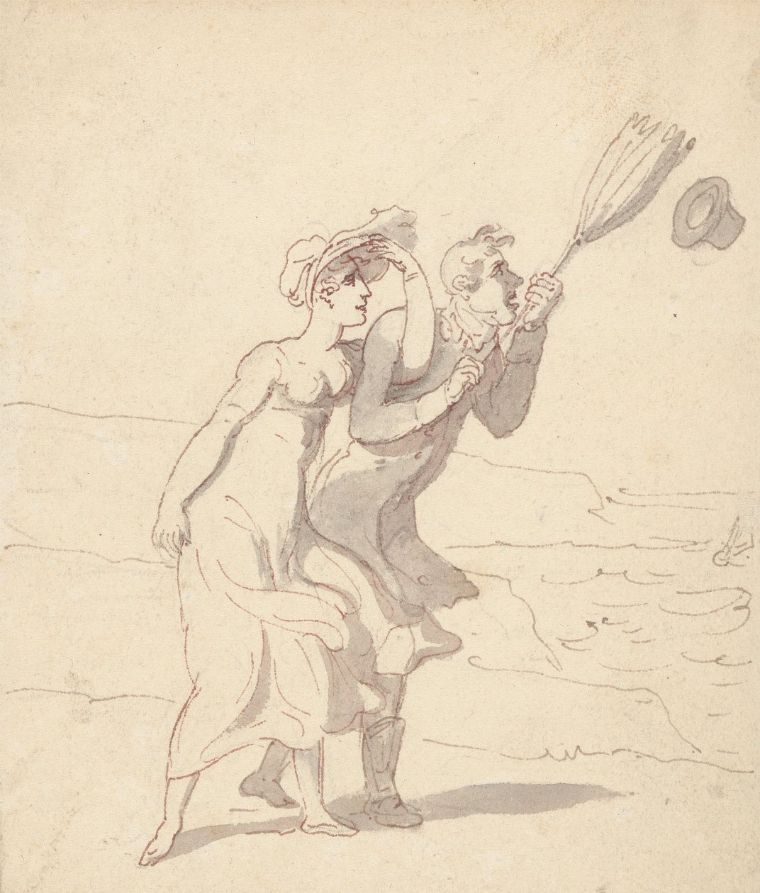 Albumzeichnung von Thomas Rowlandson