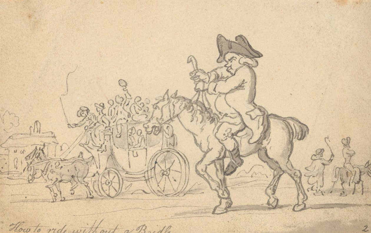 Albumzeichnung von Thomas Rowlandson