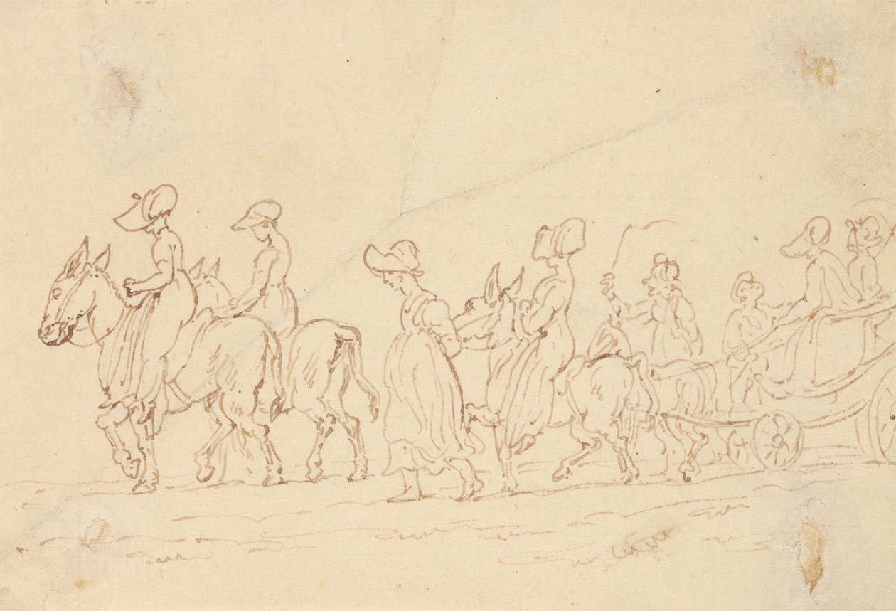 Albumzeichnung von Thomas Rowlandson