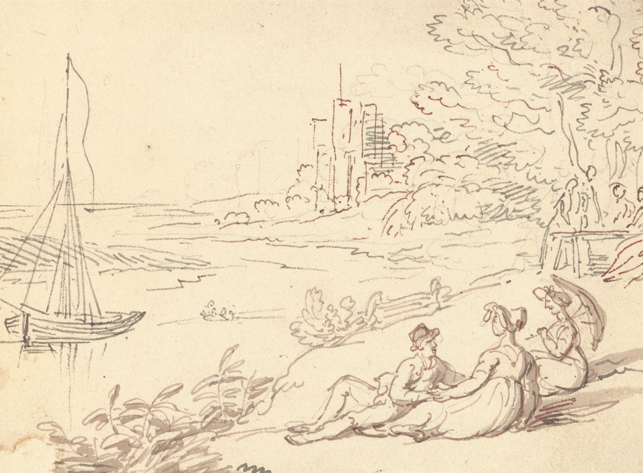 Albumzeichnung von Thomas Rowlandson
