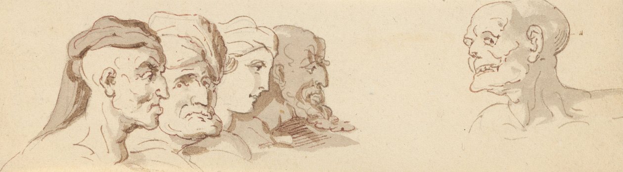 Albumzeichnung von Thomas Rowlandson
