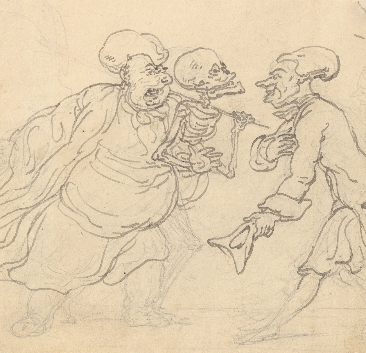 Albumzeichnung von Thomas Rowlandson