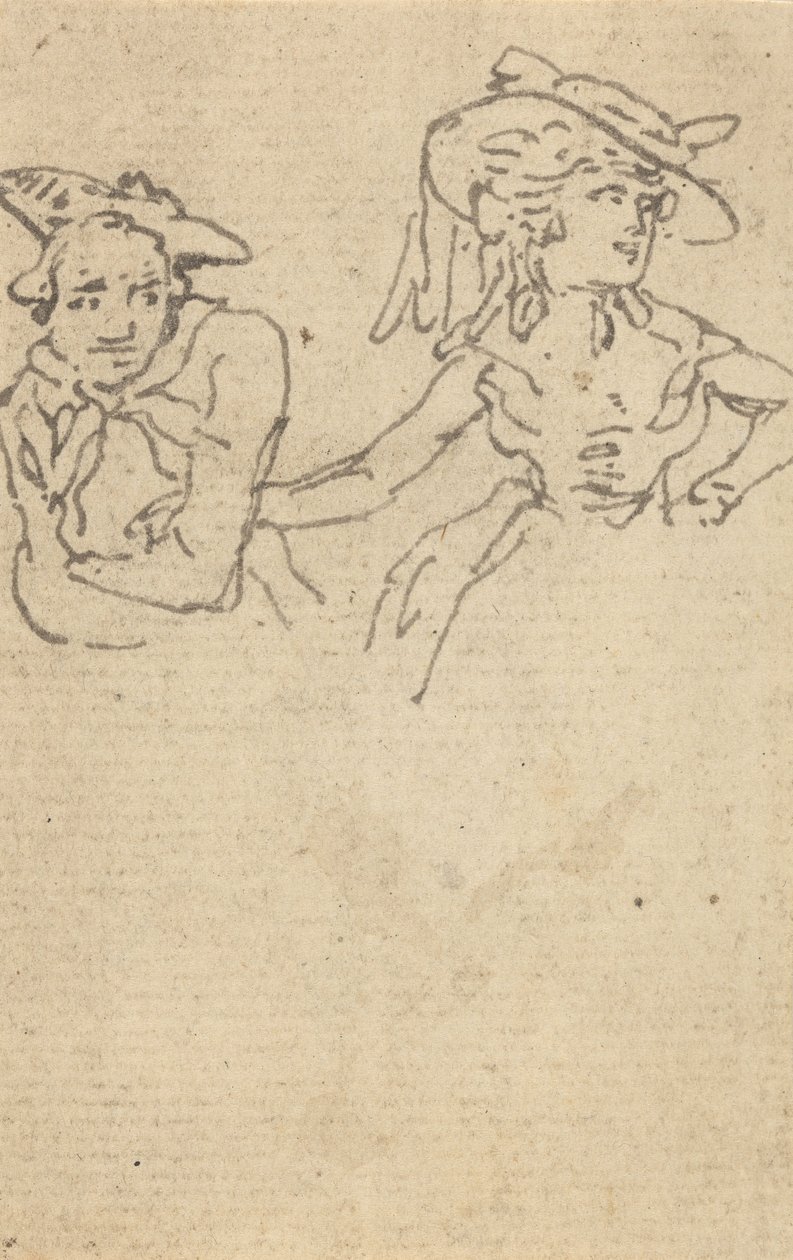 Albumzeichnung von Thomas Rowlandson