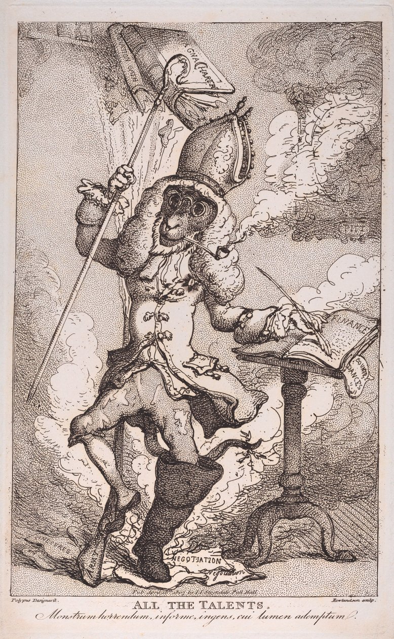 Alle Talente, 18. April 1807 von Thomas Rowlandson