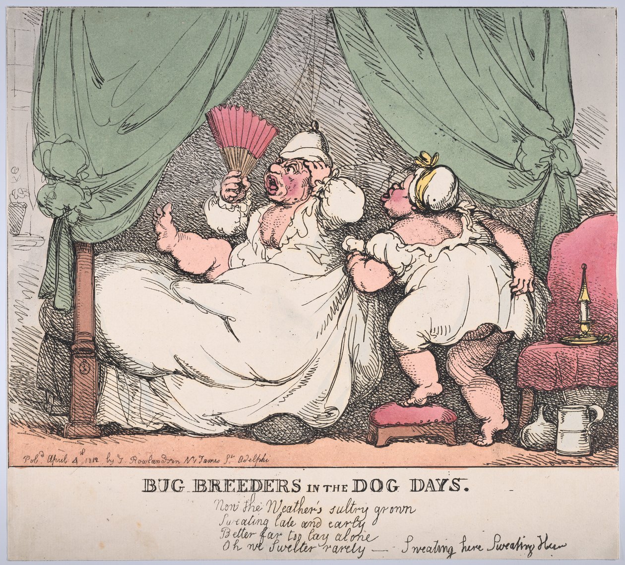 Käferzüchter in den Hundstagen von Thomas Rowlandson