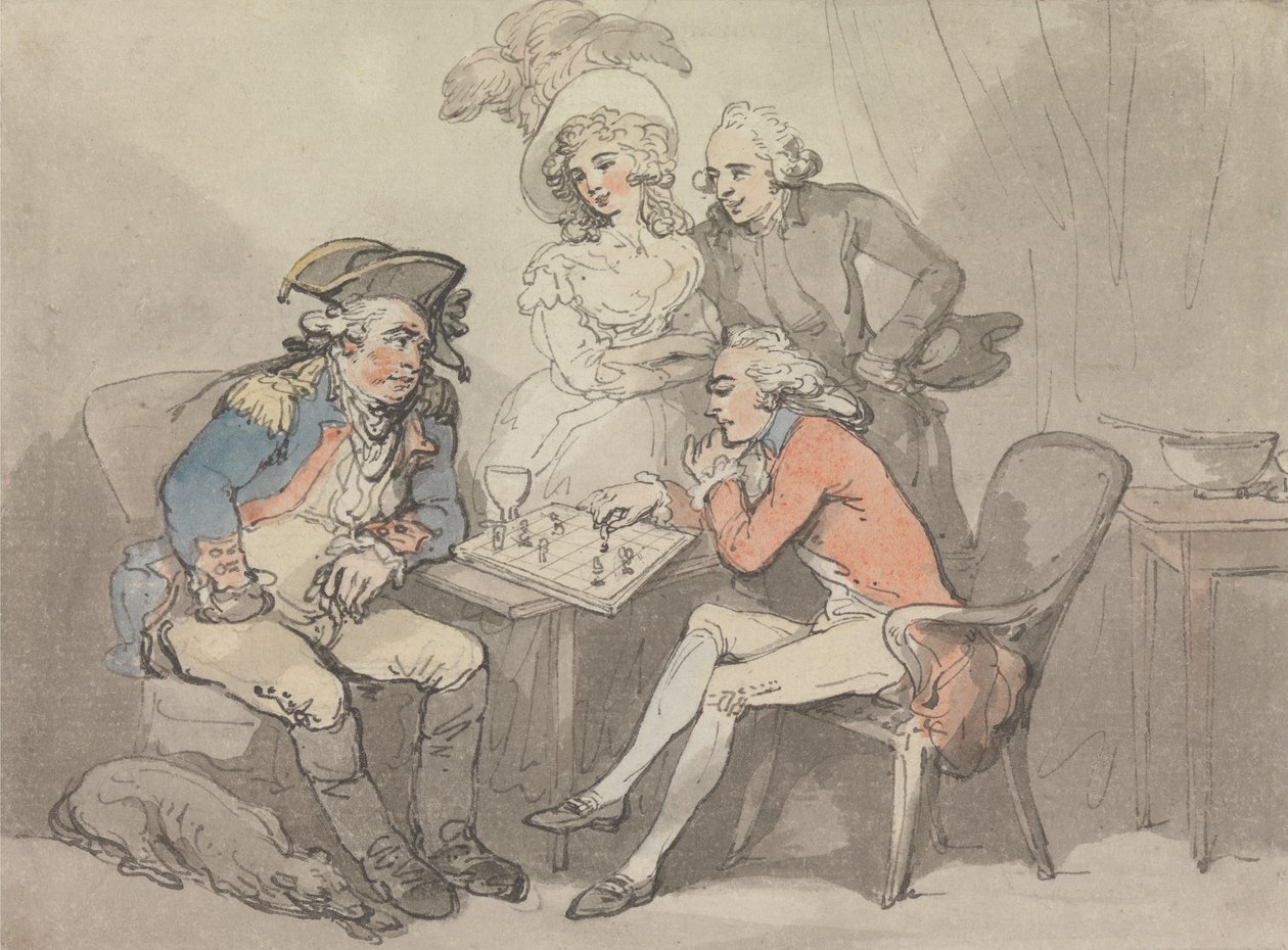Schachmatt von Thomas Rowlandson
