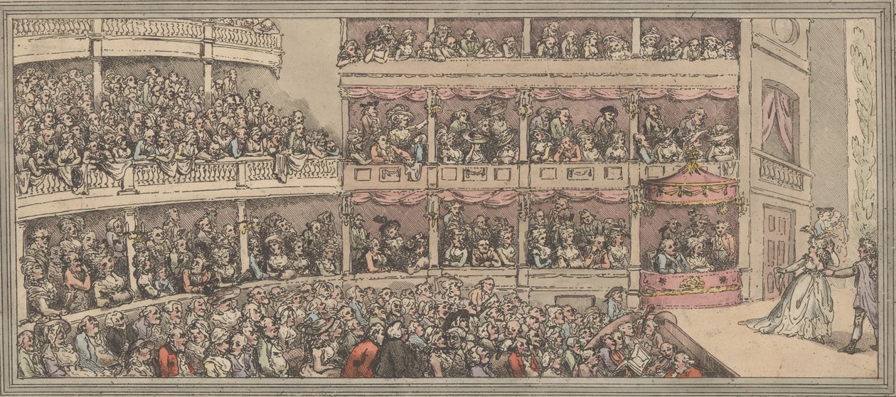 Covent Garden Theatre, 1792 von Thomas Rowlandson