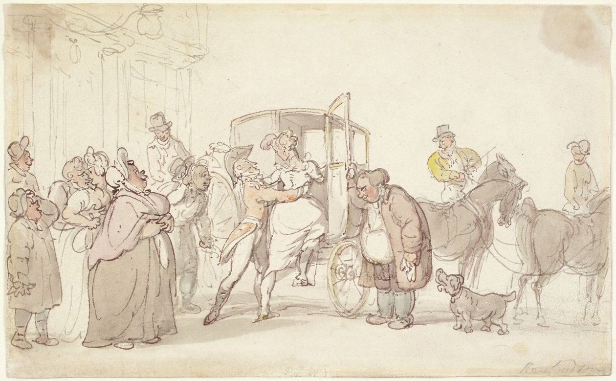Abschiedsszene von Thomas Rowlandson