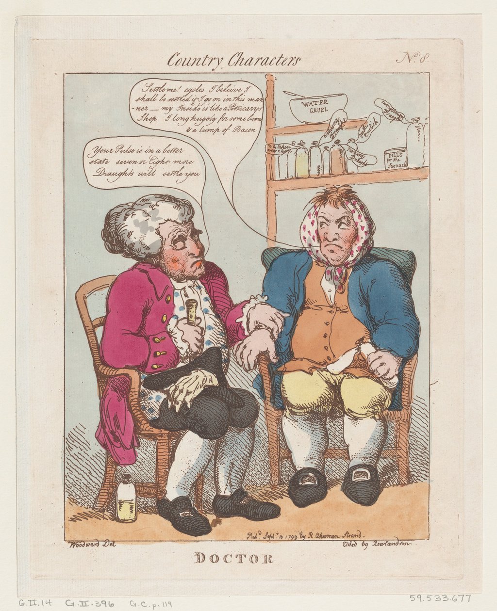 Doktor, 10. September 1799 von Thomas Rowlandson