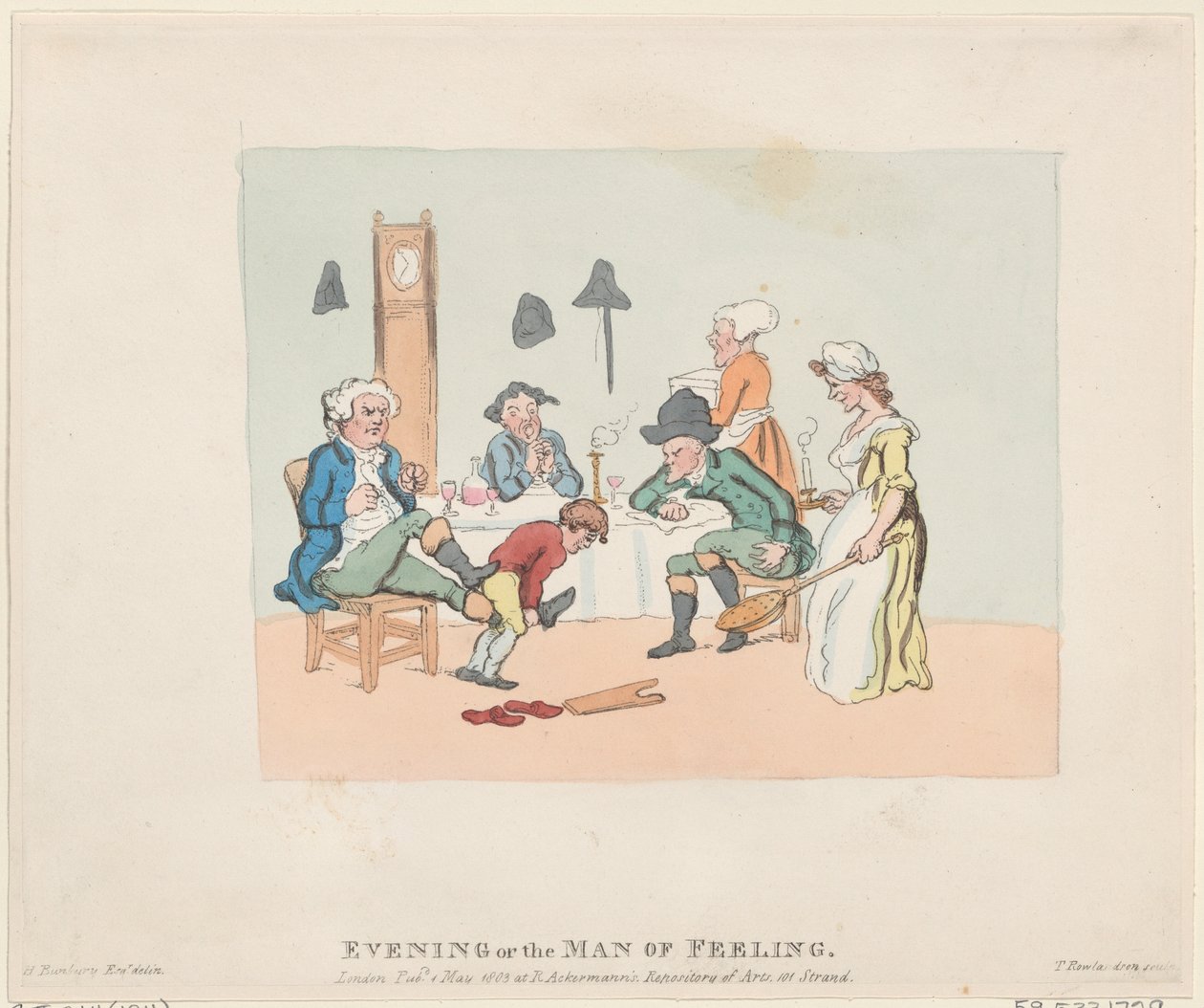 Abend oder der Mann des Gefühls, 1. Mai 1803 von Thomas Rowlandson