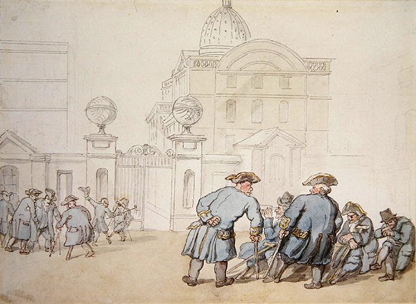 Greenwich Hospital von Thomas Rowlandson