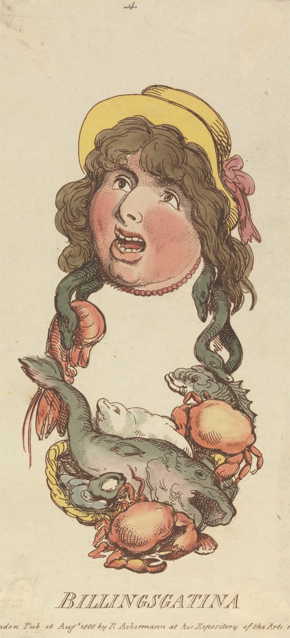 Köpfe: Billingsgatina von Thomas Rowlandson