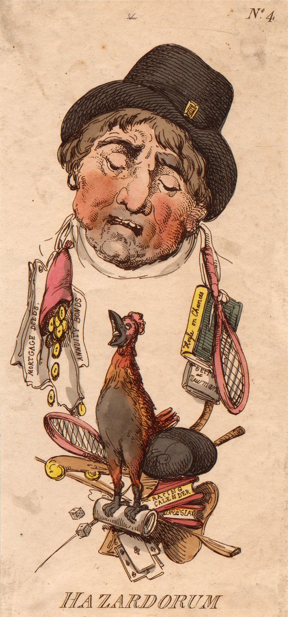 Köpfe: Hazardorum von Thomas Rowlandson